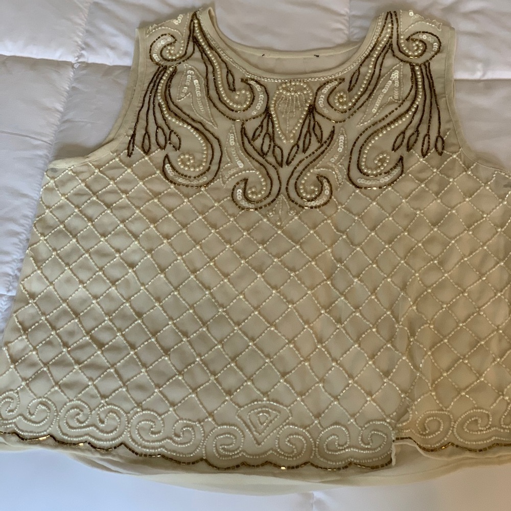 Ornate beaded shirt